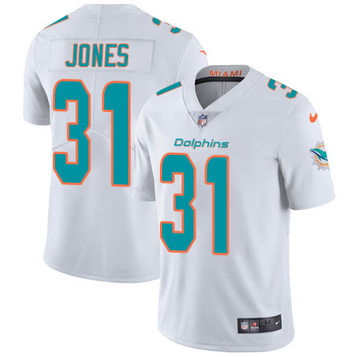 Miami Dolphins #31 Byron Jones White Men Stitched NFL Vapor Untouchable Limited Jersey->miami dolphins->NFL Jersey